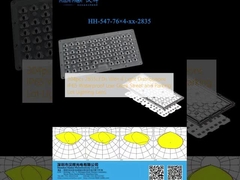 304pcs 2835LEDs With 4 Light Distributions IP65 กันน้ํา แสงสว่างต่ํา ถนนและที่จอดรถ
