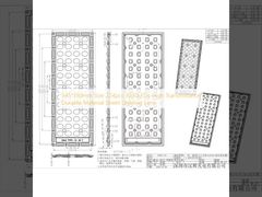 ขนาด 345*130mm ขนาด 224pcs 3030LEDs ความสามารถในการถ่ายส่งสูง วัสดุทนทาน
